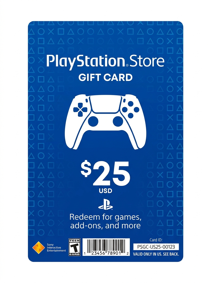 PlayStation store gift card